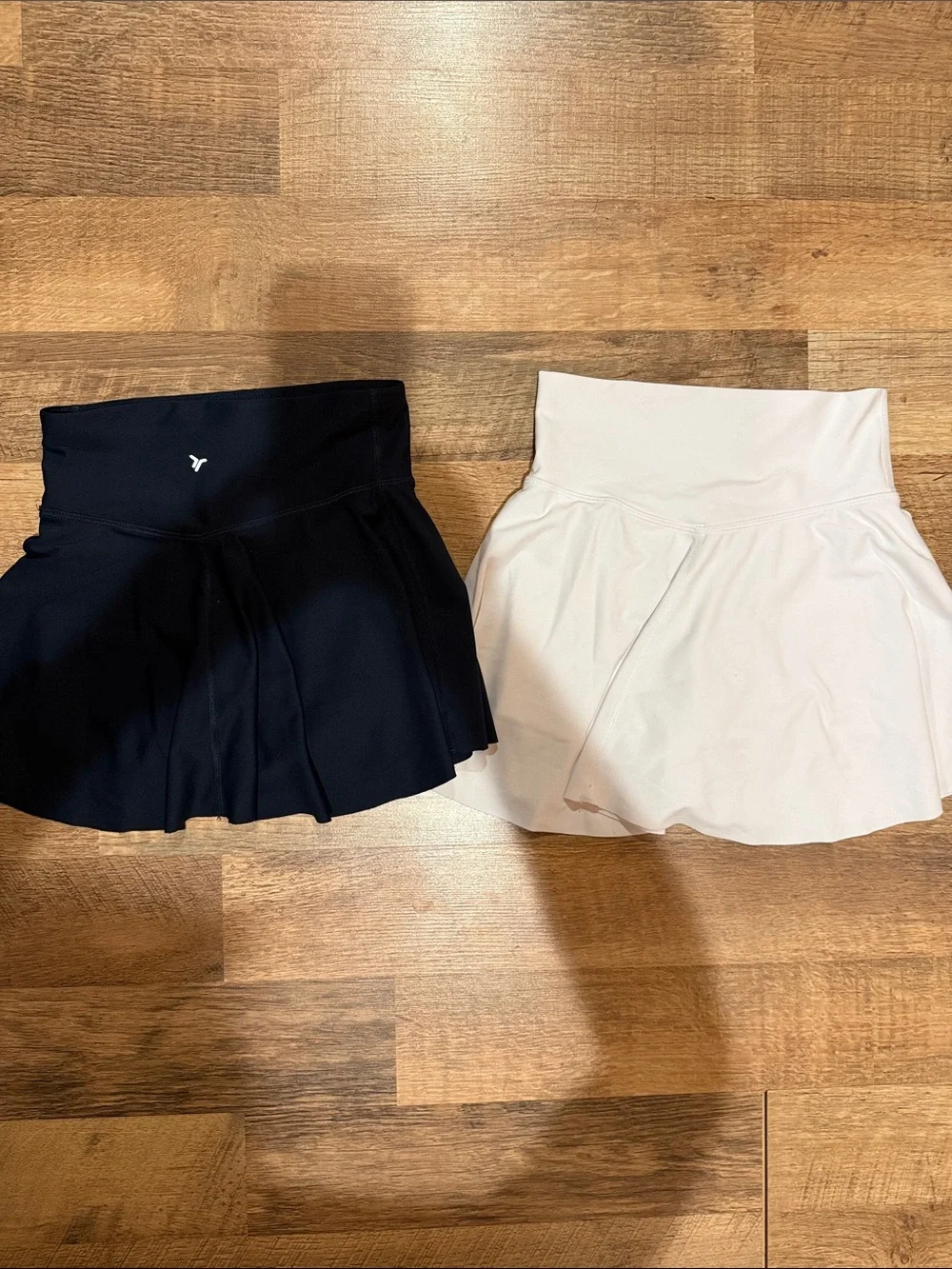 Girls’ Flared Skirts - Navy Blue and White - Size 8